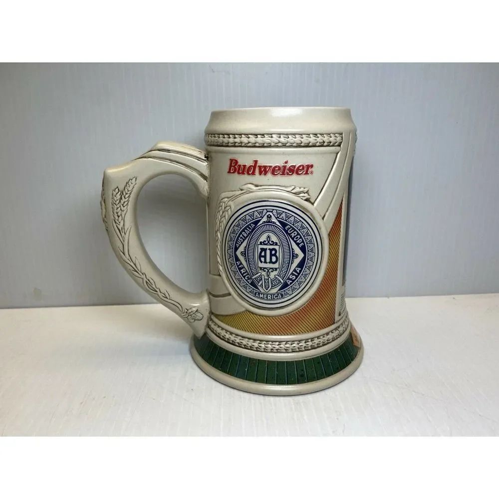 Budweiser Stein and Tin Historic Advertising Series CS359 AMAZING CONDITION!!